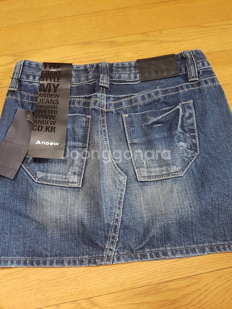 새상품 앤듀 ANDEW 여성 청치마 26 size--1