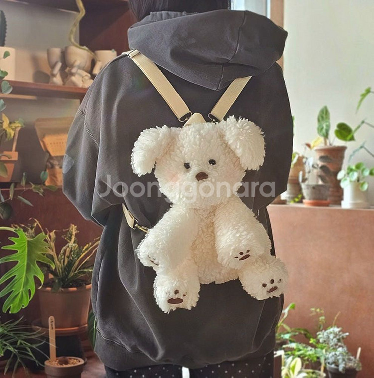 꼬순내 친구들 찹쌀이 인형 가방 백팩--0