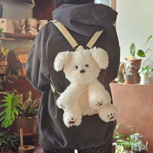 꼬순내 친구들 찹쌀이 인형 가방 백팩