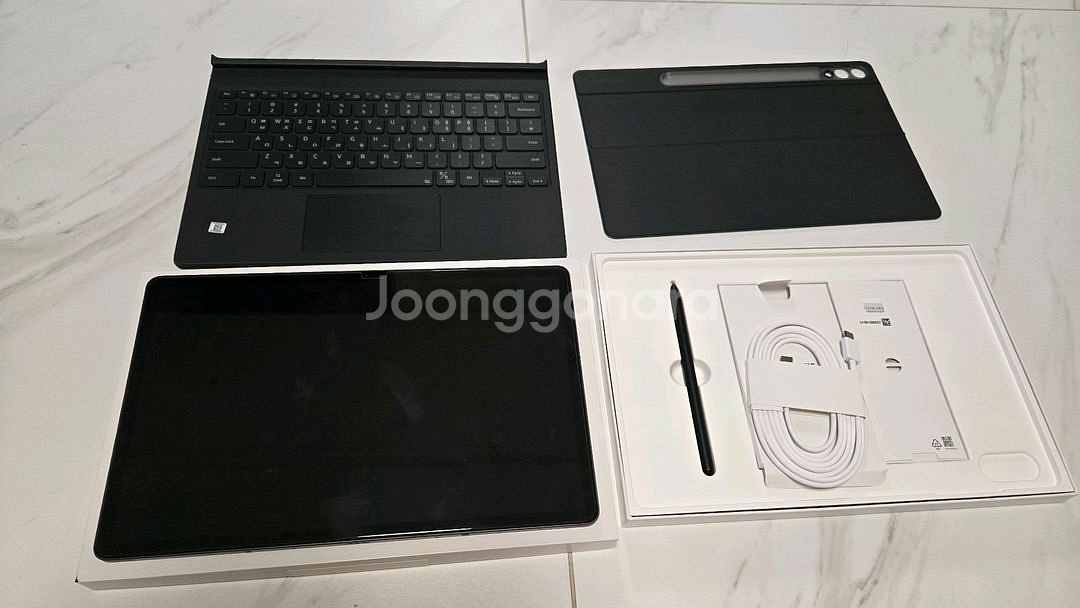 갤럭시탭s9플러스 256GB 와이파이+키보드 북커버--0