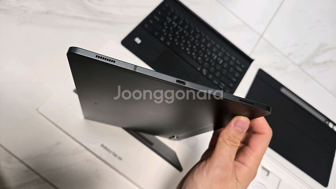 갤럭시탭s9플러스 256GB 와이파이+키보드 북커버--3