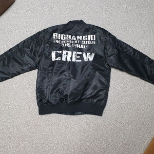 빅뱅 10주년 콘서트 관계자용 MA-1점퍼 (일본)