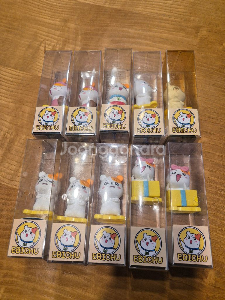 에비츄 4종 피규어--1