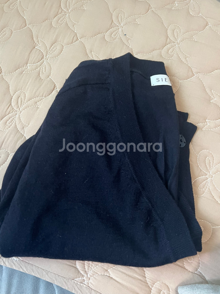 시에 썸미니 루즈가디건 네이비--1