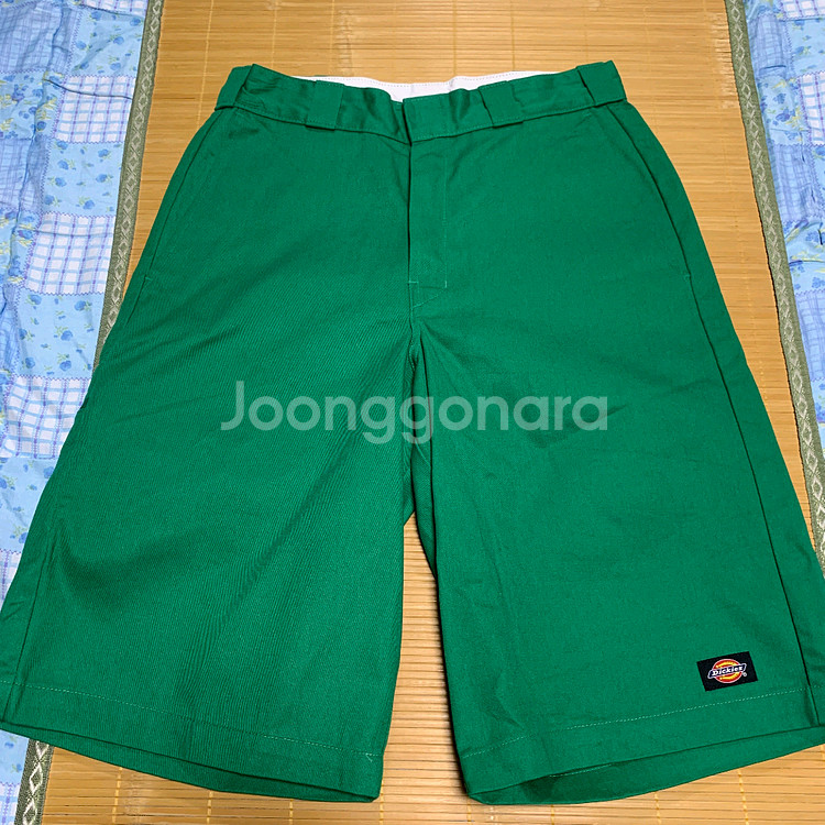 30) Dickies 디키즈 그린 루즈핏 반바지--0