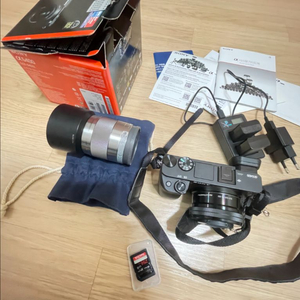 소니카메라a6400+렌즈 f18 50mm