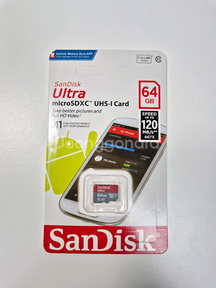 샌디스크 울트라 A1 마이크로 SD카드 64GB--0