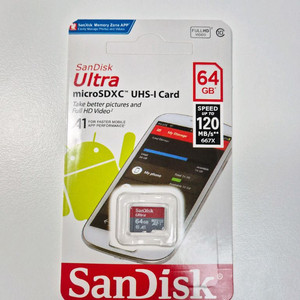 샌디스크 울트라 A1 마이크로 SD카드 64GB