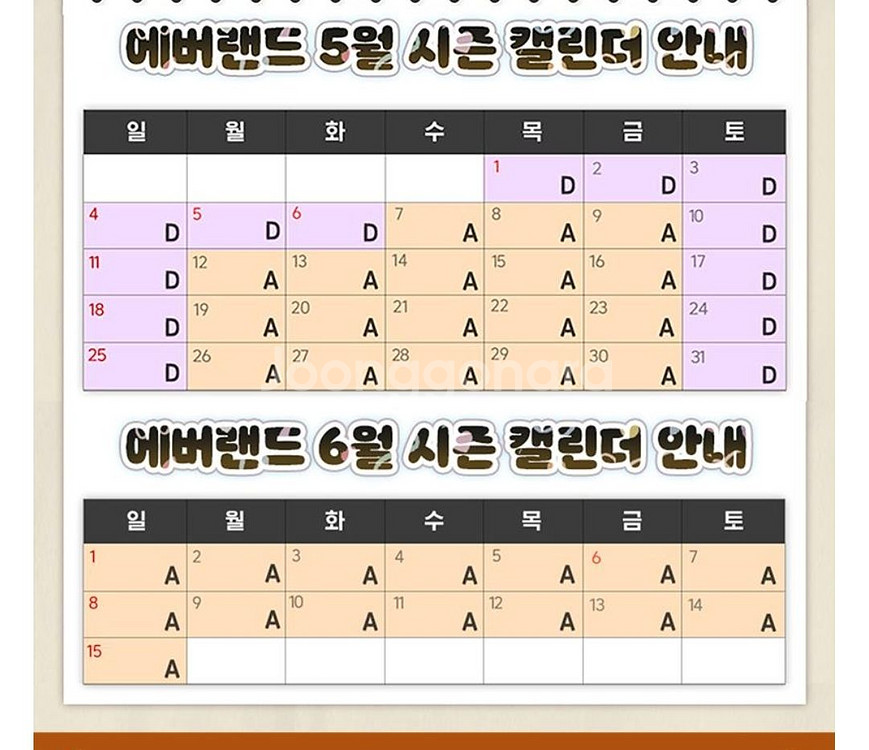 에버랜드 종일권--0