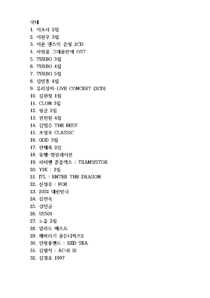 음악CD 초대량 일괄--5