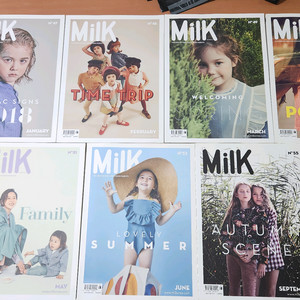 밀크코리아 2018년도 7권 일괄 소장용 MILK