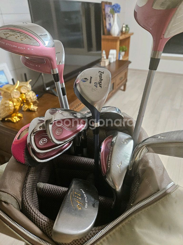 미즈노 여성골프 풀세트 25만원에 싸게 판매합니다--2
