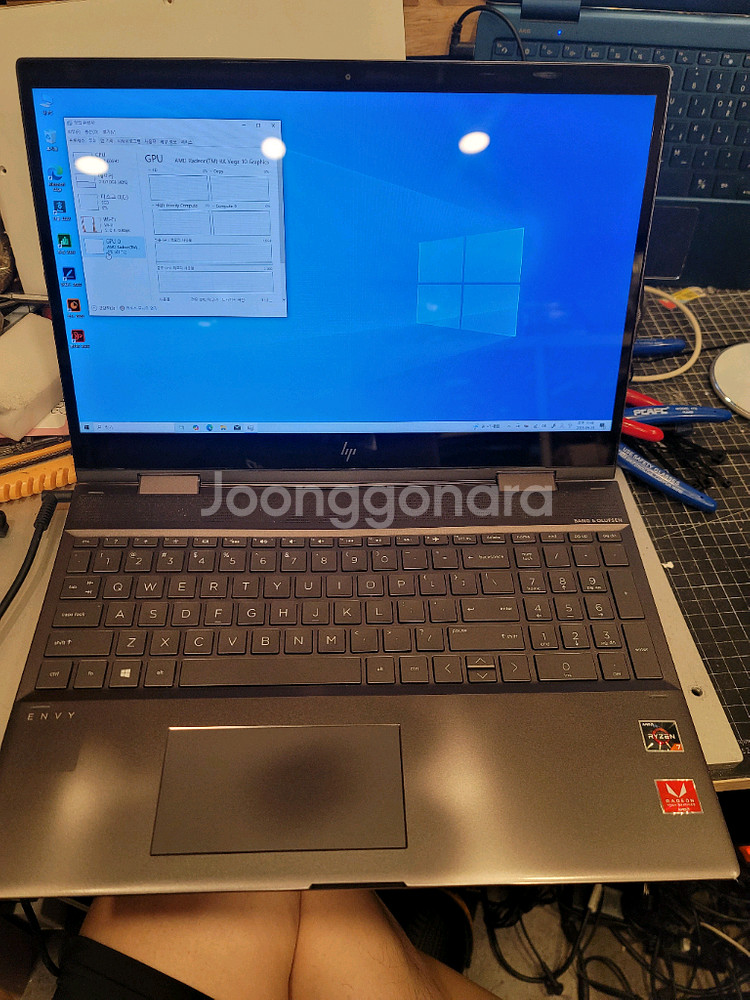 HP ENVY x360 15인치 노트북 터치360도회전--5