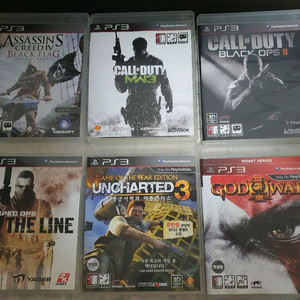 PS3용 정발 타이틀 여러장