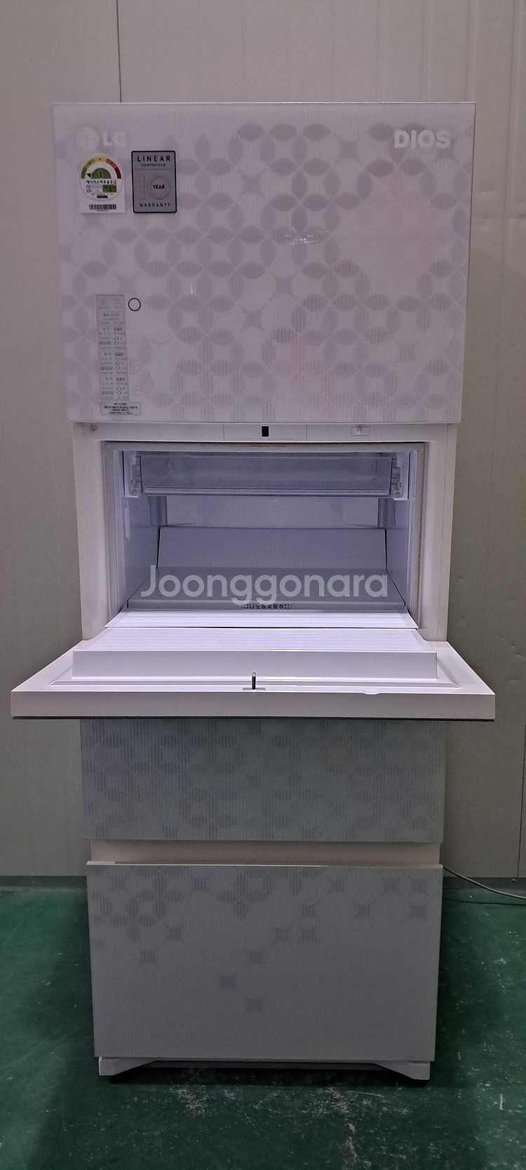 1547 엘지디오스 315L 스탠드김치냉장고(화이트)--5