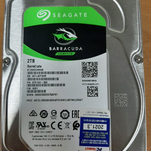 씨게이트 바라쿠다 HDD 2TB