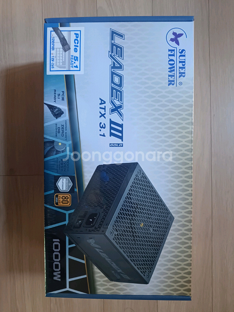 슈퍼플라워 leadex III 1000W 파워 새상품--0