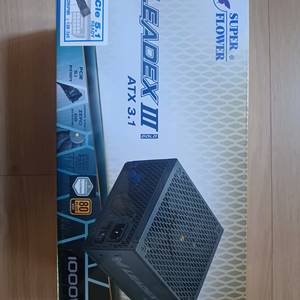 슈퍼플라워 leadex III 1000W 파워 새상품