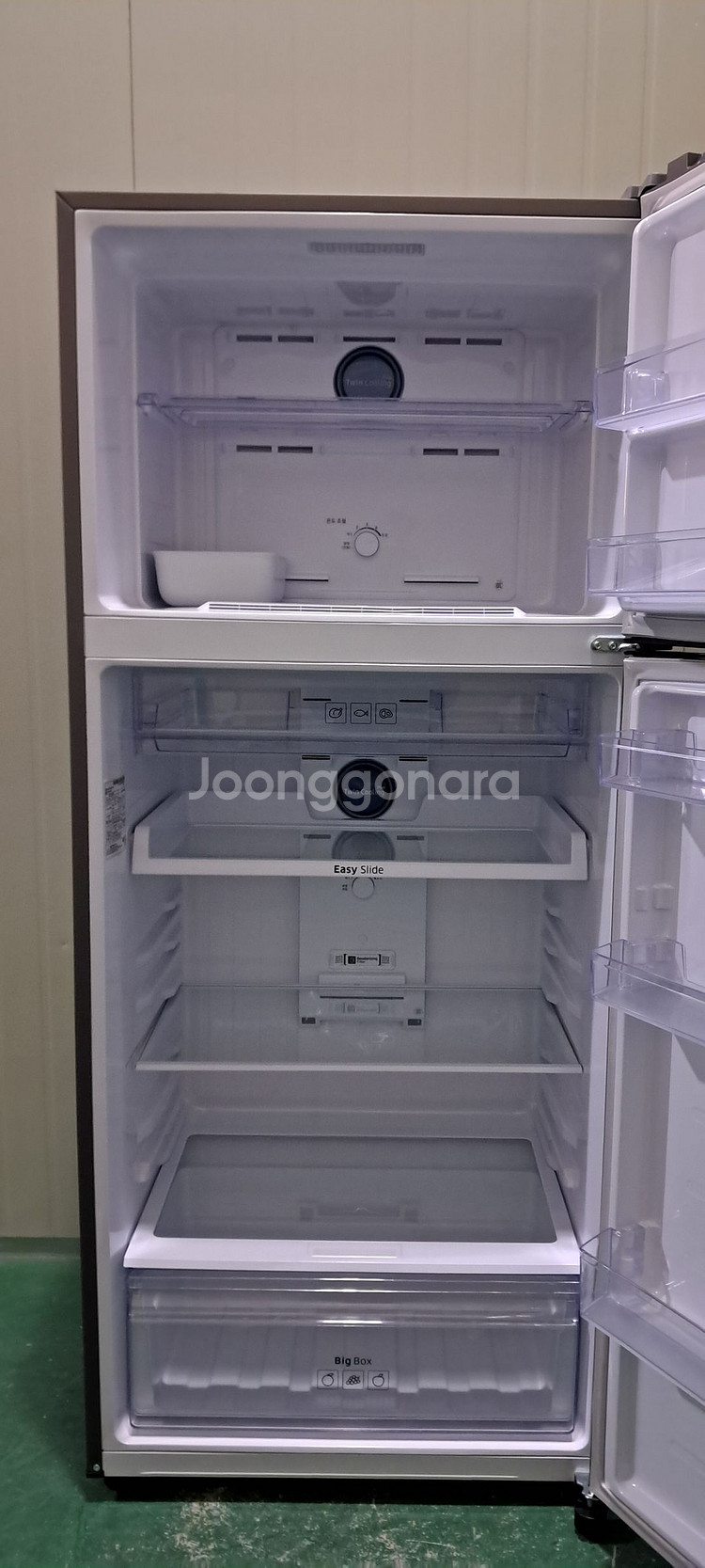 1550 삼성 525L 2도어냉장고(메탈)--3