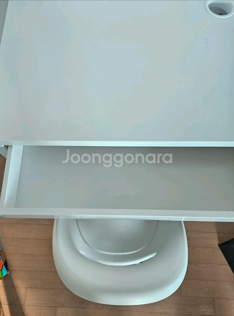 미케책상 의자 세트--2