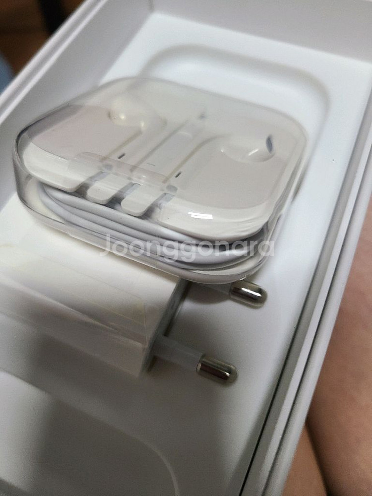 애플 아이폰6 정품 이어폰 비닐째 새상품--0