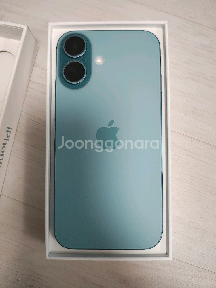 아이폰16 틸 그린 민트급 자급제--1