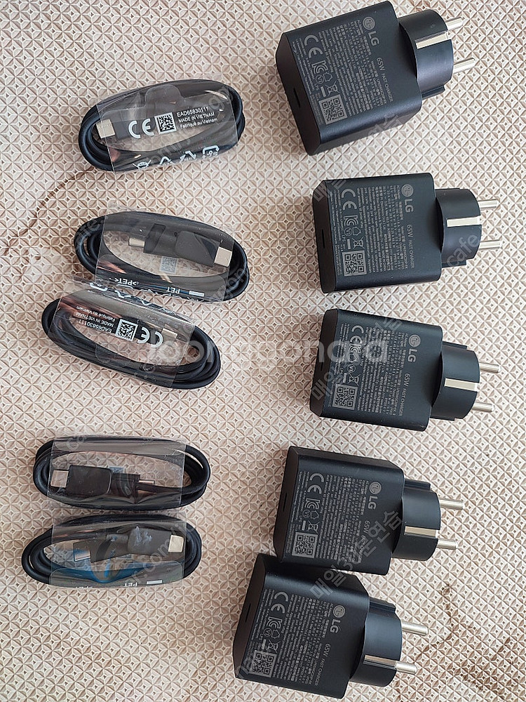 LG gram 65W 고속충전기+케이블 정품--5