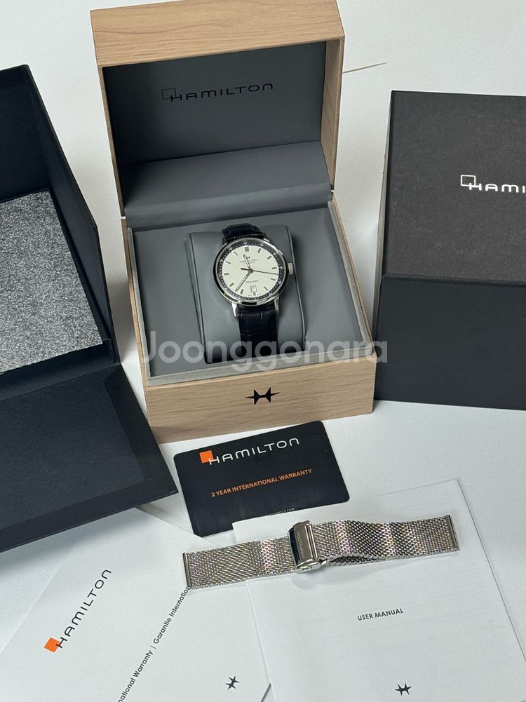 해밀턴 인트라 매틱 H38425120(블랙) AS완료--6
