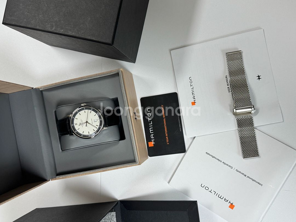 해밀턴 인트라 매틱 H38425120(블랙) AS완료--8