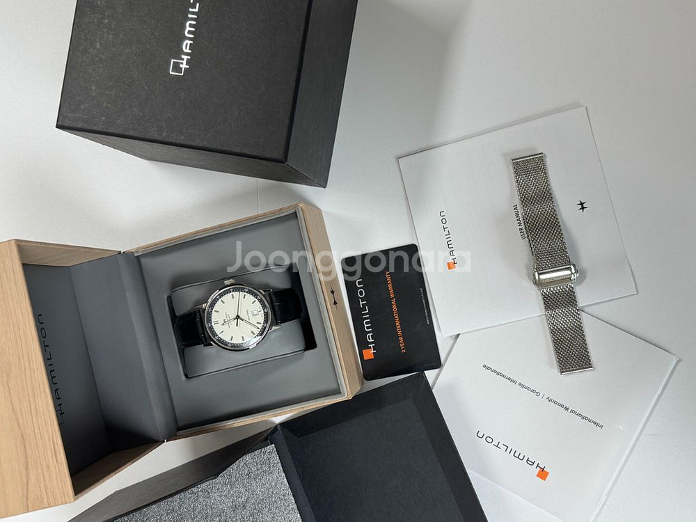 해밀턴 인트라 매틱 H38425120(블랙) AS완료--7