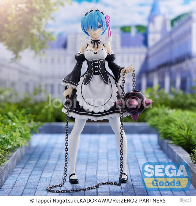 세가(SEGA) FIGURIZM 리제로 렘 철퇴 피규어--1