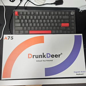DrunkDeer A75 마그네틱 키보드 래피드트리거
