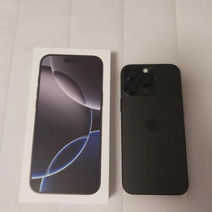 아이폰 16프로맥스 자급제 블랙 티타늄 256gb
