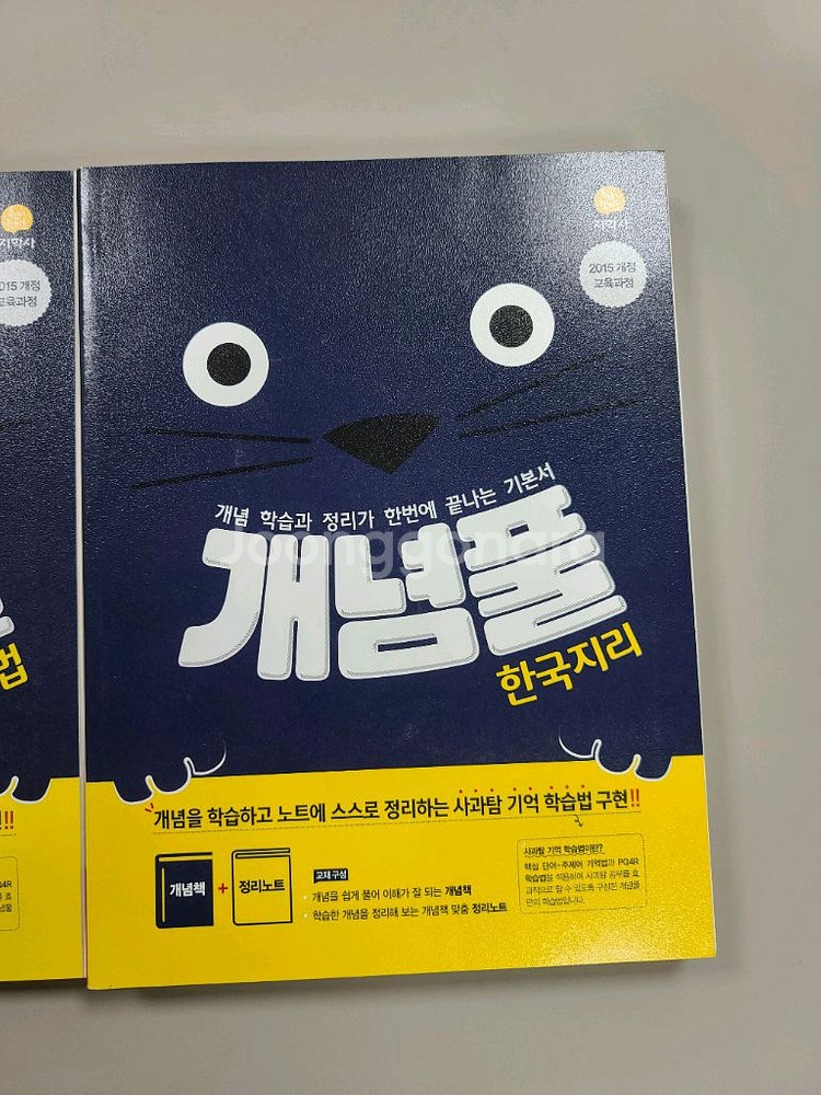 개념풀 한국지리/정치와법/사회문화 새책--0