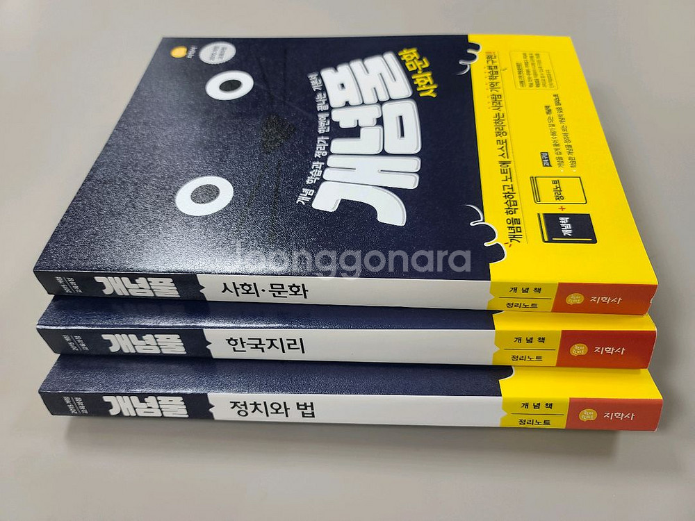 개념풀 한국지리/정치와법/사회문화 새책--3