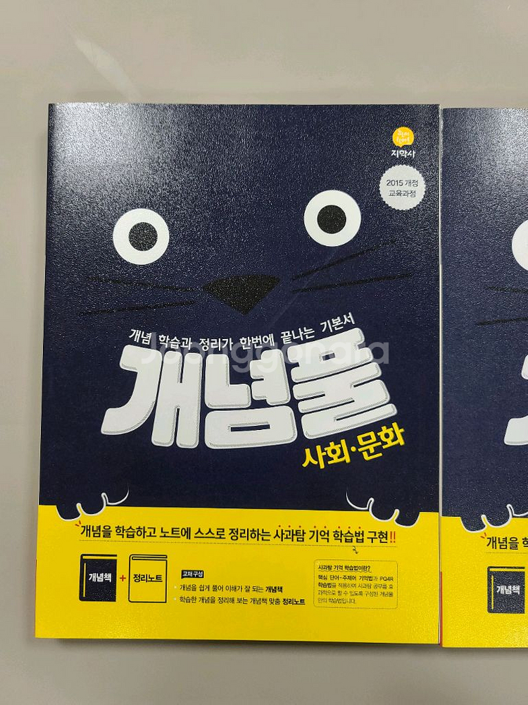 개념풀 한국지리/정치와법/사회문화 새책--2
