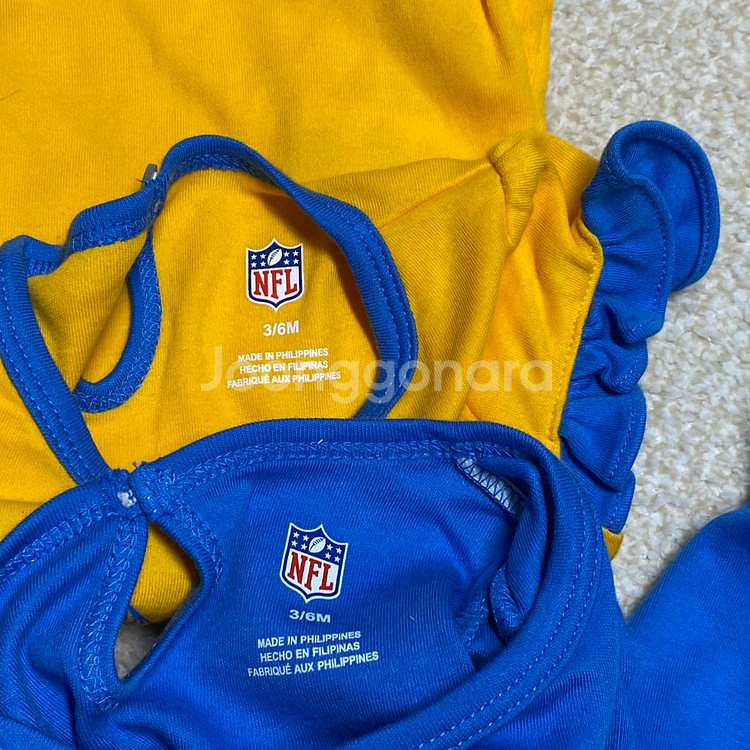(새상품) NFL 베이비 바디수트 3-6M 2벌--5
