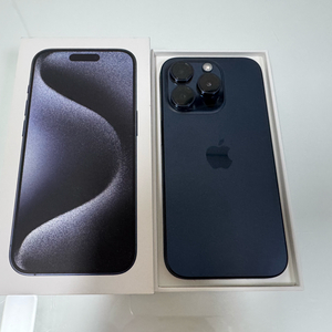 아이폰 15프로 128GB 블루 (애케플 양도 가능)