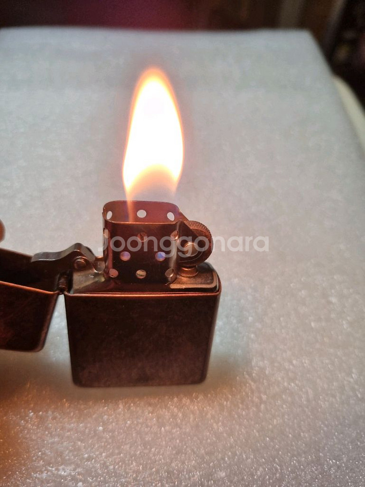 빈티지 지포 청동 오일 라이터--9