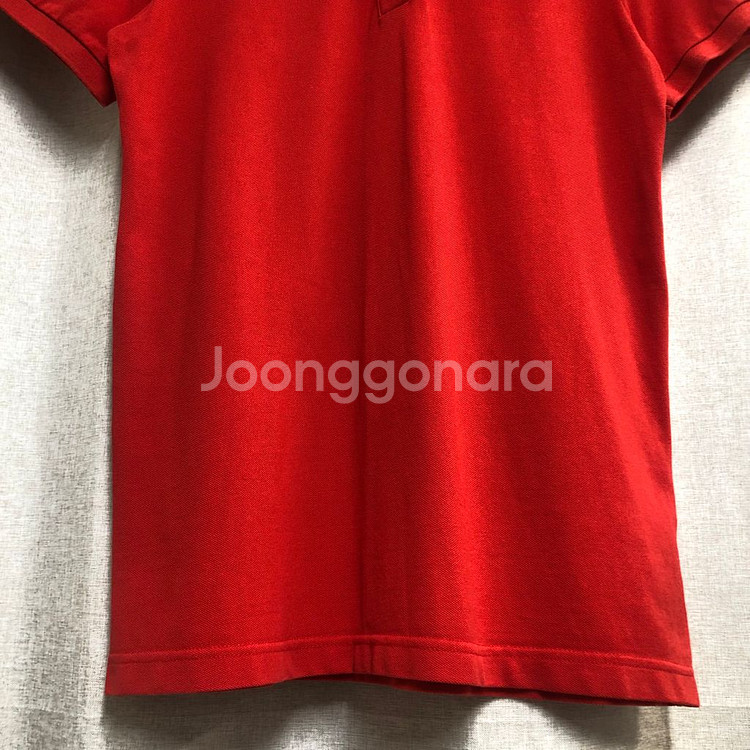 아디다스 오리지널스 레드 트레포일 폴로셔츠 (100)--4