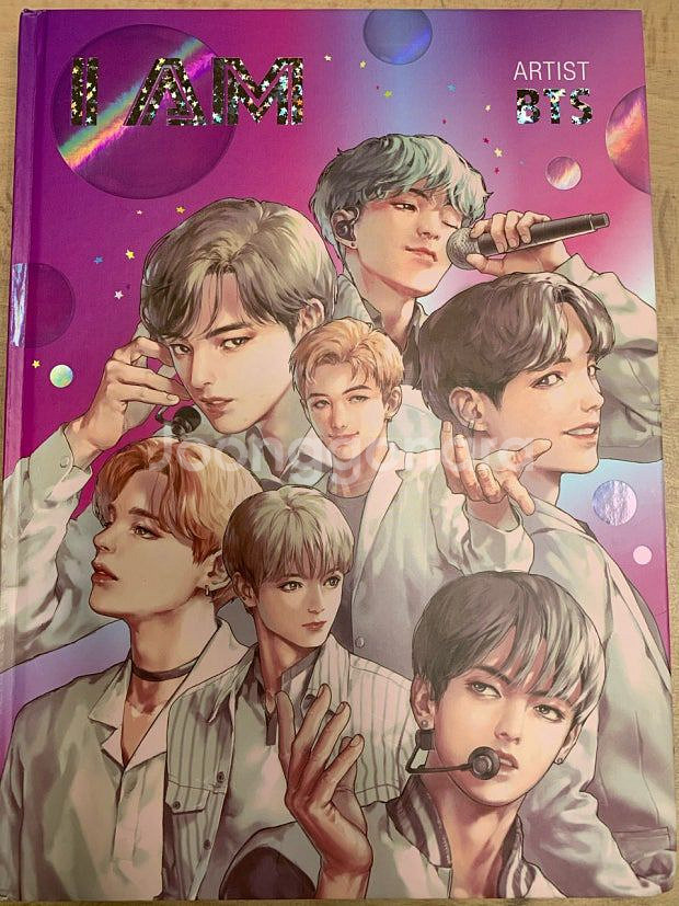 I am BTS , Who ? k-pop BTS 만화책--0