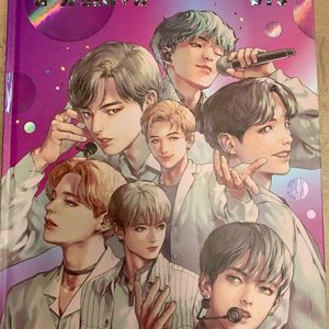 I am BTS , Who ? k-pop BTS 만화책
