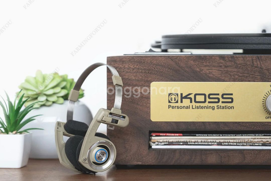 KOSS 코스 포르타 프로 헤드셋 한정판 베이지--0