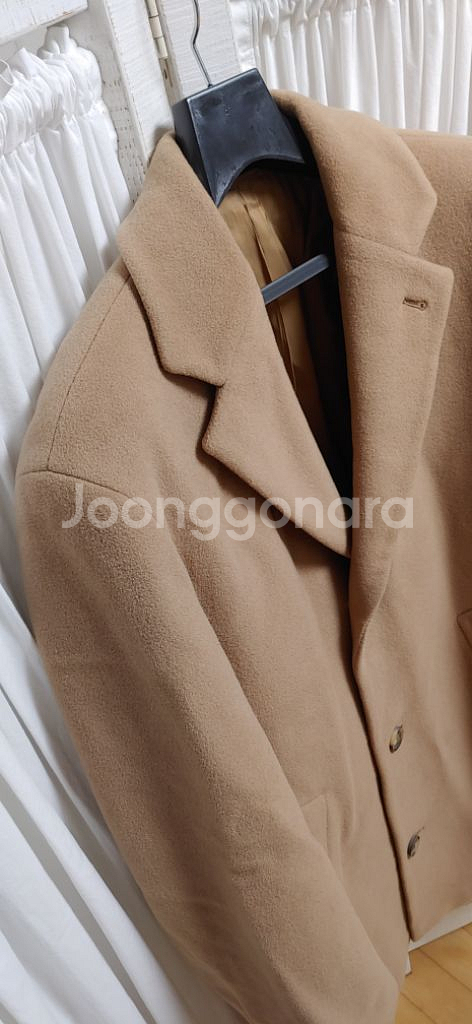 정품)휴고보스 라나 버진울 코트(105)--5