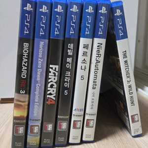 PS4(플스4) 게임타이틀 7종 일괄 택포