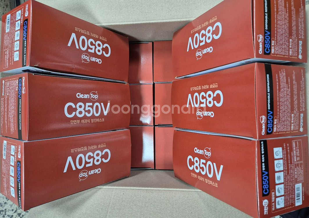 크린탑 특급 방진마스크 C850V--1