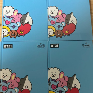 새상품 한정판 라인프렌즈x다우니xBT21(방탄소년단 캐