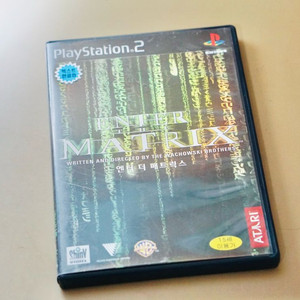 PS2 게임시디 엔터더 매트릭스 고전게임 플스게임