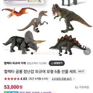 공룡 공룡피규어 컬렉타 슐라이히 수장룡 익룡