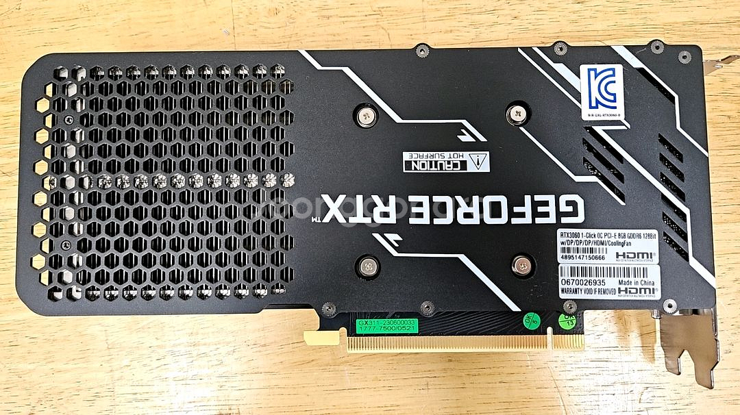 무상as 1년 갤럭시 지포스 RTX 3060 D6 8G--1